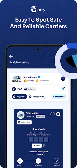 Cary Mobile Screenshot 2