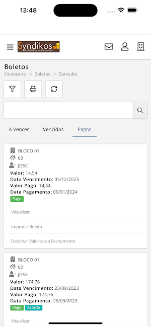 Syndikos Contabilidade Screenshot 3