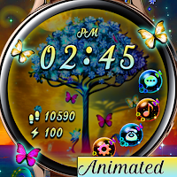 Sunset Fantasy Tree_Watchface