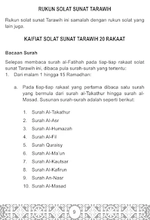 Panduan Solat Sunat Tarawih 2 Screenshot 3