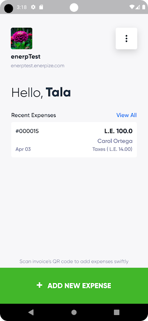 Expenses Scanner by Enerpize Screenshot 2
