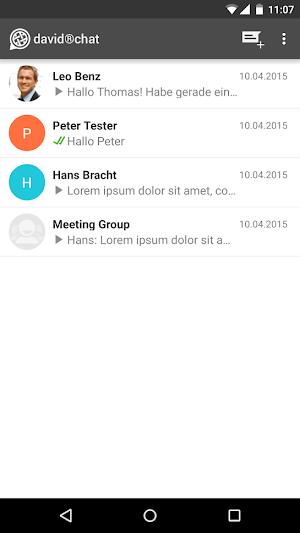 david®chat Screenshot 1