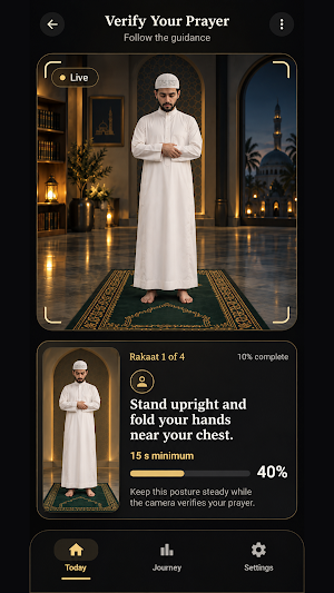 Al-Imam: First pray then play Screenshot 0