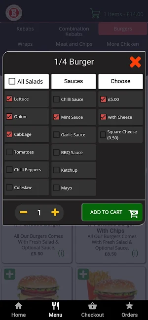 Erhans Charcoal Grill Screenshot 1