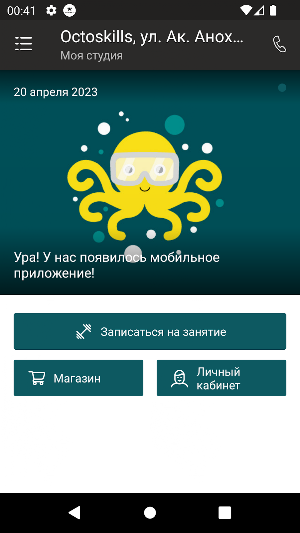OctoSkills - детское плавание Screenshot 1