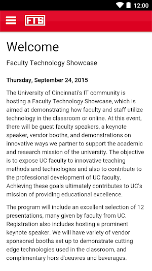 UC Faculty Technology Showcase Screenshot 0