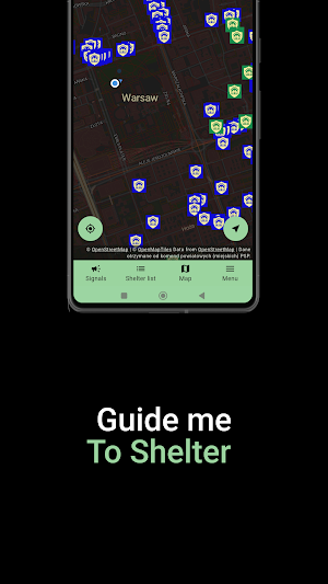 To Shelter - shelters offline Screenshot 0