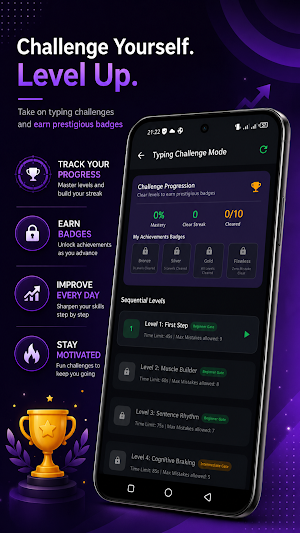TypeRush: Beat Every Level Screenshot 1