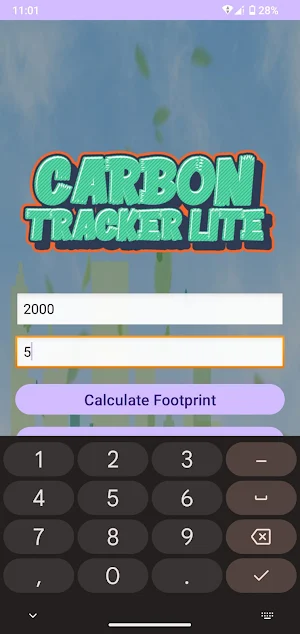 Carbon Tracker Lite Screenshot 1