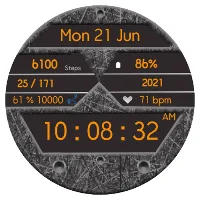 Scratched21 Watch Face Wear OS