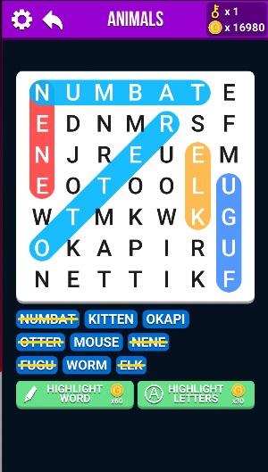 Wordplorer Search Screenshot 1