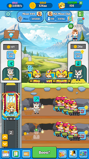 Cat Gold Miner Screenshot 3