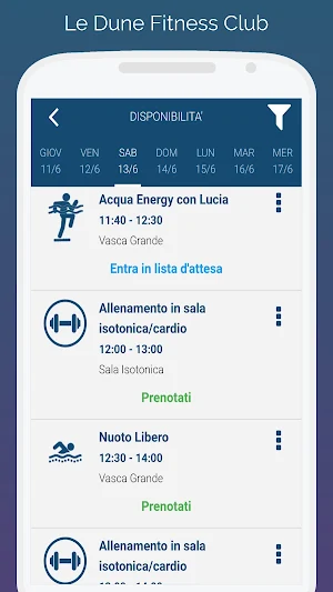 Le Dune Fitness Club Screenshot 2