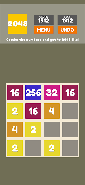 Classic Puzzle 2048 Screenshot 1