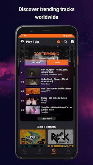 Play Tube:Offline Music Player Screenshot 0