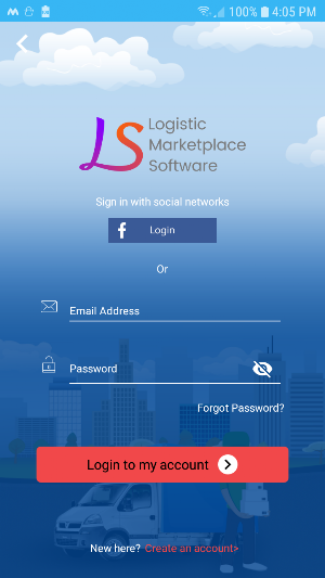 Logistic MarketPlace Screenshot 1