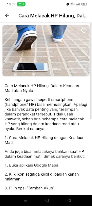 Cara Cari Hp Hilang Screenshot 0
