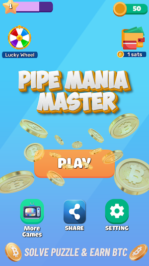 Pipe Puzzle Mania Earn BTC Screenshot 0