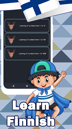 Numbers in Finnish language Screenshot 1