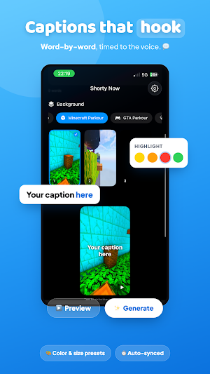 Shorty Now - Caption Video Screenshot 2