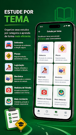 Simulado CNH Detran 2026 Screenshot 3