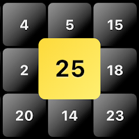 Touch the Number 25