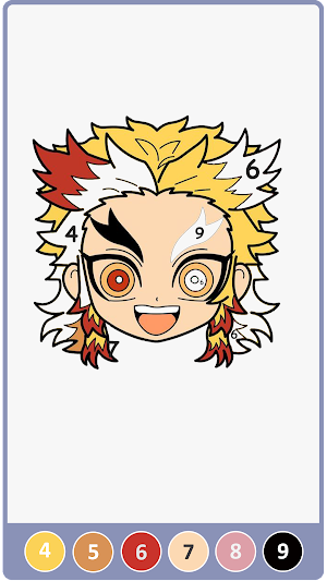 Demon Slayer Manga Coloring Screenshot 3