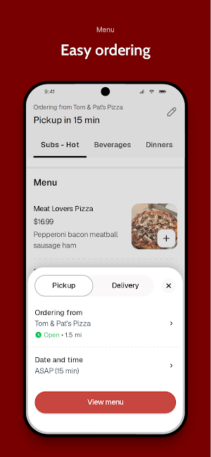 Tom & Pat's Pizza Screenshot 2