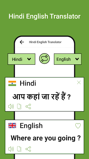 Speak Hindi English Translate Screenshot 0