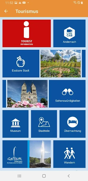 Andernach App Screenshot 2