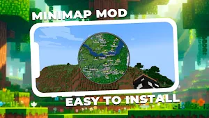 Minimap Mod for Minecraft PE Screenshot 2