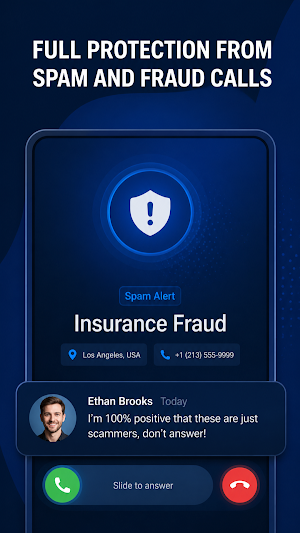 Caller ID - Block SMS & Calls Screenshot 1