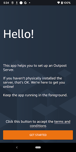 AWS Outposts Server Activator Screenshot 0