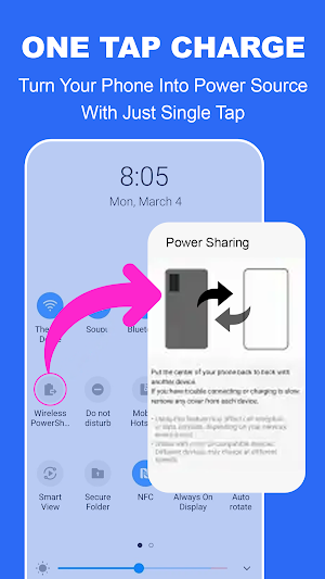 Reverse wireless charging Screenshot 2