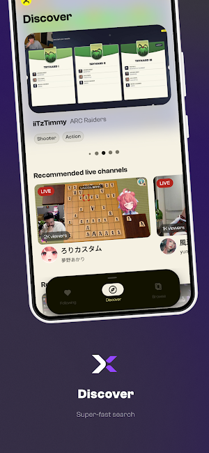 TwiX: Live for Twitch Screenshot 2