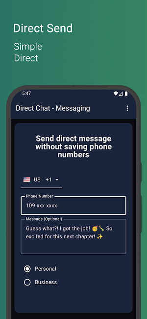Direct Chat - Messaging Screenshot 3