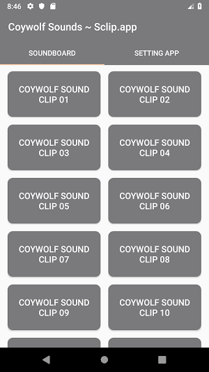 Coywolf Sound Collections ~ Sclip.app Screenshot 0