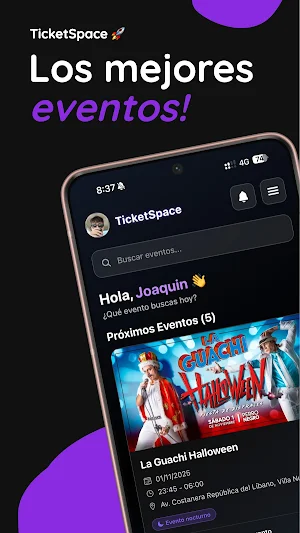 TicketSpace Screenshot 0