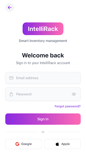 IntelliRack Screenshot 1
