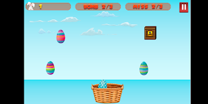 Easter Egg Basket Catch Game Screenshot 1