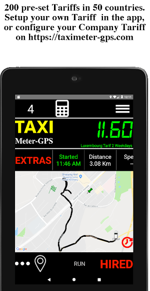 Taximeter-GPS Driver Screenshot 1