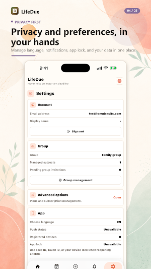 LifeDue Screenshot 3