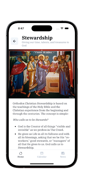 Saint Steven’s Mobile App Screenshot 3