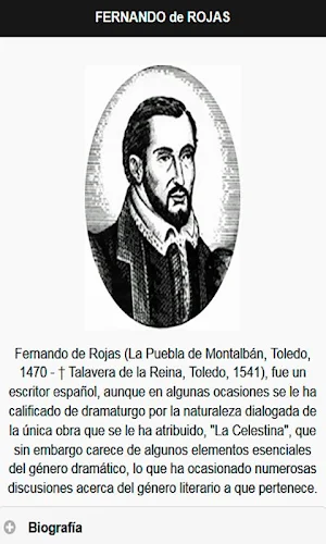 La Celestina o Tragicomedia de Calisto y Melibea Screenshot 1
