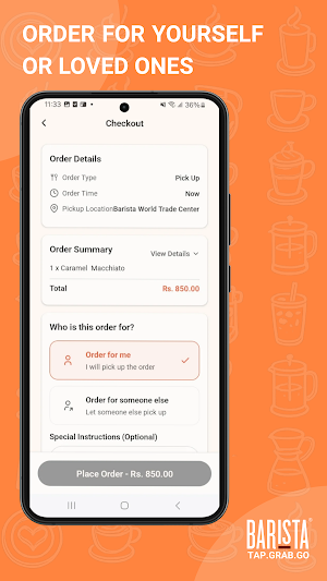 Barista Tap. Grab. Go Screenshot 2