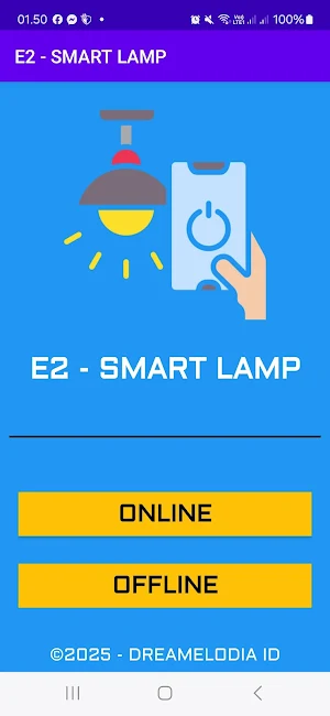 E2 - SMART LAMP Screenshot 1
