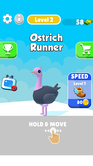Ostrich Runner Screenshot 0