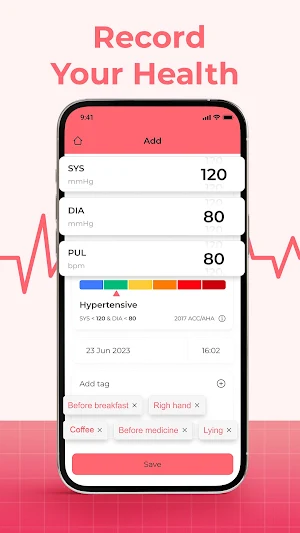 BP Tracker: Blood Pressure App Screenshot 1