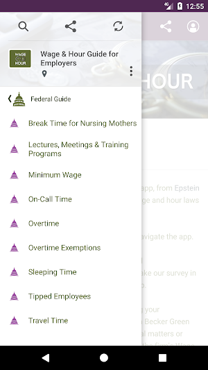 Wage and Hour Guide Screenshot 2