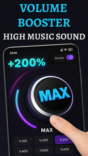 Volume Booster: Max Bass Sound Screenshot 0